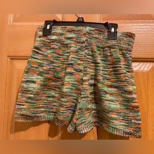 Jaded London Multicolor Knit Women's Shorts size 6 usa, barely worn.